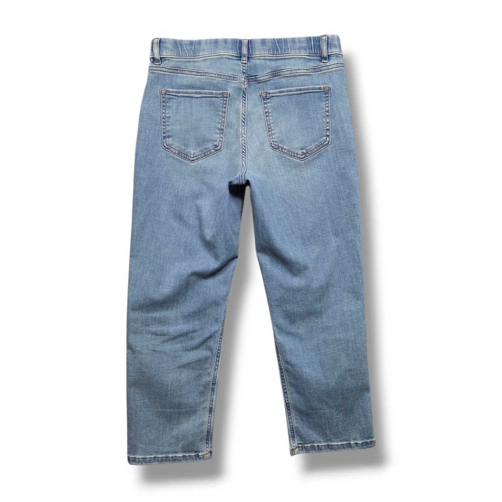 J Jill High Rise Straight Leg Crops Jeans Womens 6 Petite Stretch Denim - Picture 4 of 9